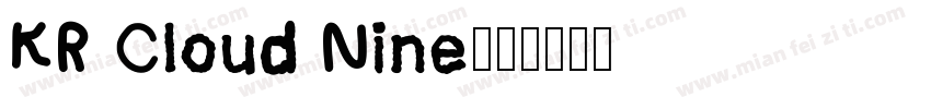 KR Cloud Nine字体转换